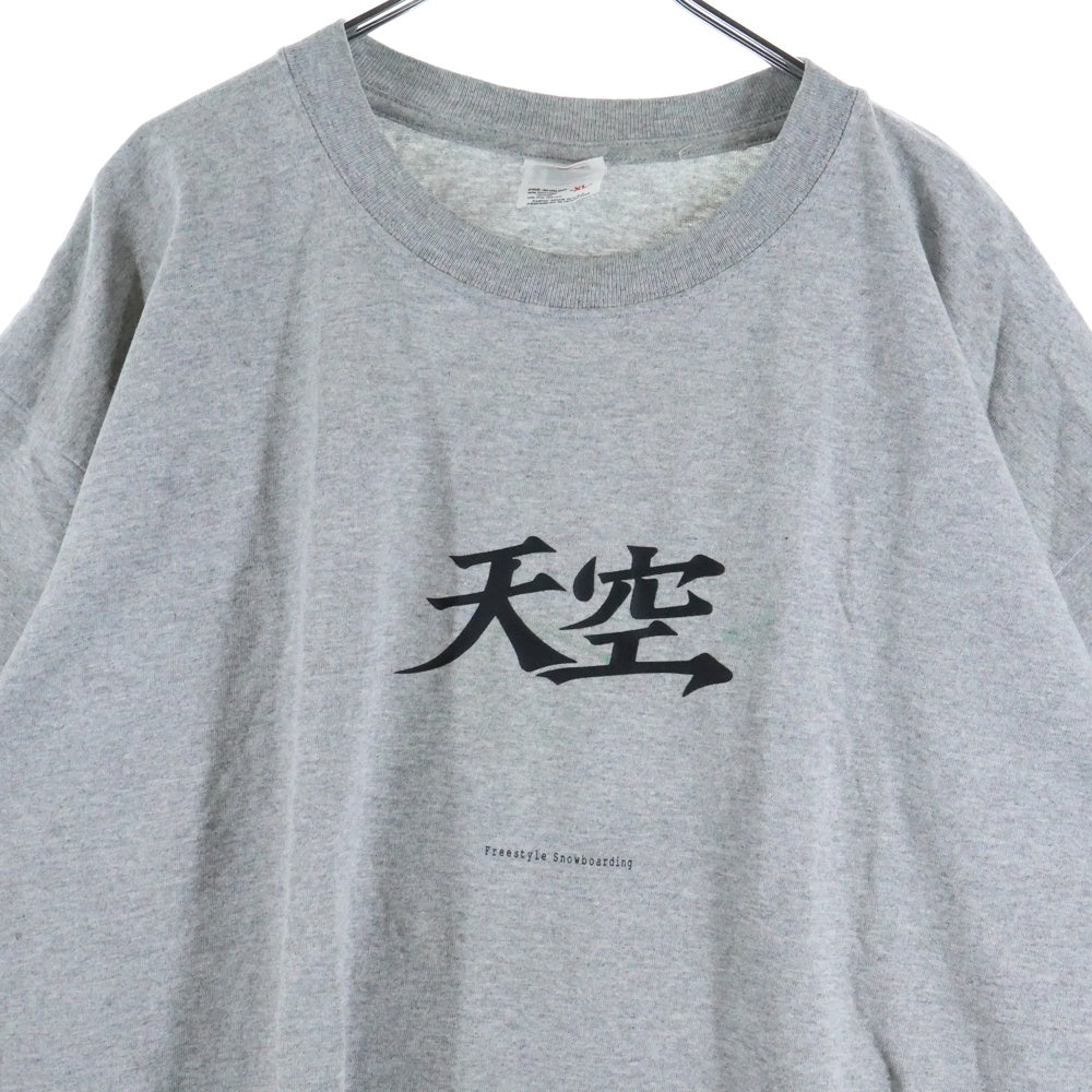 VINTAGE(ヴィンテージ) 天空-Tenku- Freestyle Snowboarding XBOX ゲームロゴカットソー 半袖Tシャツ グレー