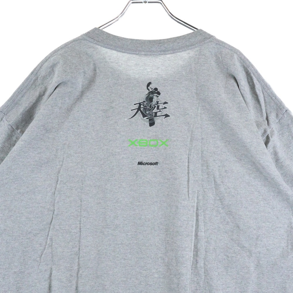 VINTAGE(ヴィンテージ) 天空-Tenku- Freestyle Snowboarding XBOX ゲームロゴカットソー 半袖Tシャツ グレー