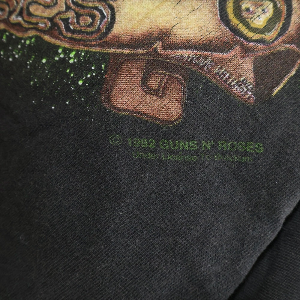 VINTAGE(ヴィンテージ) 90s 1992 GUNS N' ROSES Bad Apple BROCKUM ガンズ アンド ローゼス バッド アップル ブロッカム 半袖Tシャツ ブラック