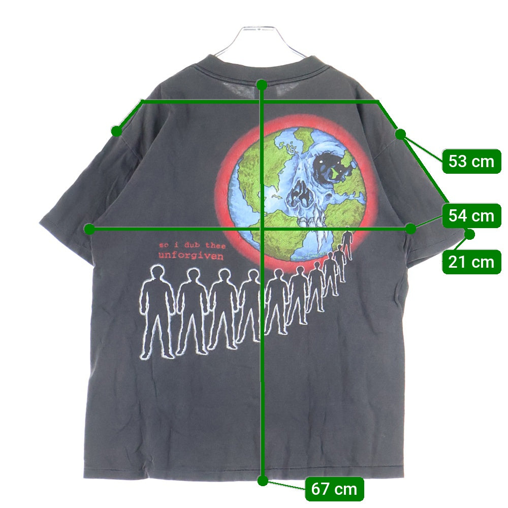 VINTAGE(ヴィンテージ) 90s METALLICA PUSHEAD THE UNFORGIVEN メタリカ プッシュヘッド アンフォーギヴン Tシャツ 半袖カットソー ブラック