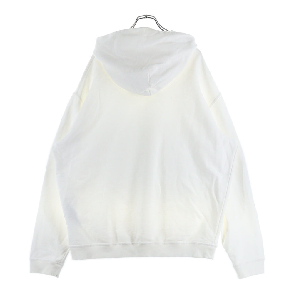 Maison Margiela 10(メゾン マルジェラ) 22AW Logo Hoodie ロゴ刺繍 プルオーバースウェットパーカー フーディー ホワイト S50GU0167 S25503
