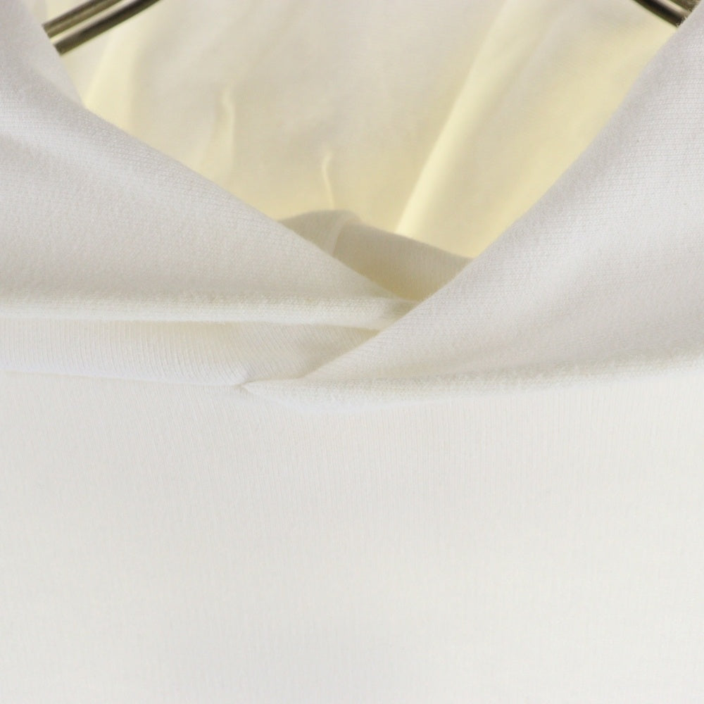 Maison Margiela 10(メゾン マルジェラ) 22AW Logo Hoodie ロゴ刺繍 プルオーバースウェットパーカー フーディー ホワイト S50GU0167 S25503