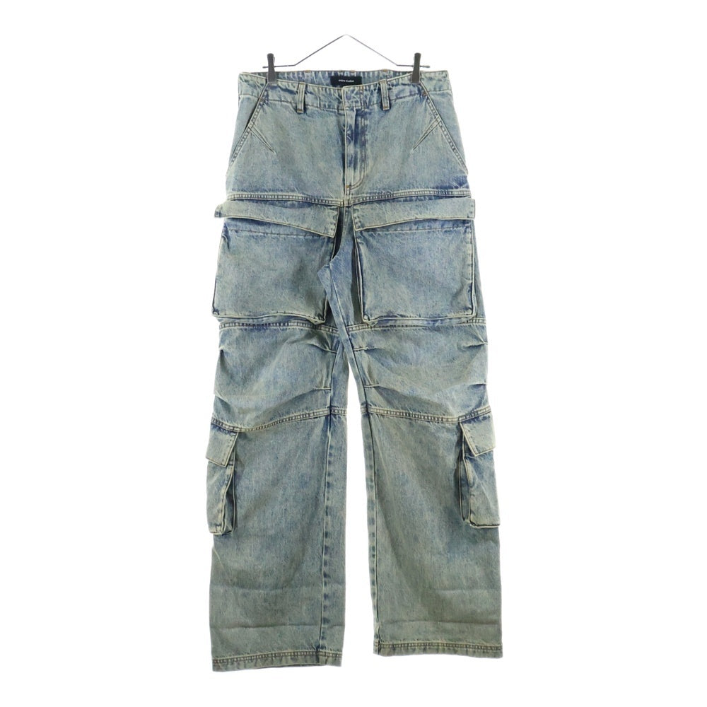entire studios(エンタイア スタジオ) 24SS HEAVY DENIM CARGO PANTS ヘビーデニムカーゴパンツ インディゴ ES2430SW