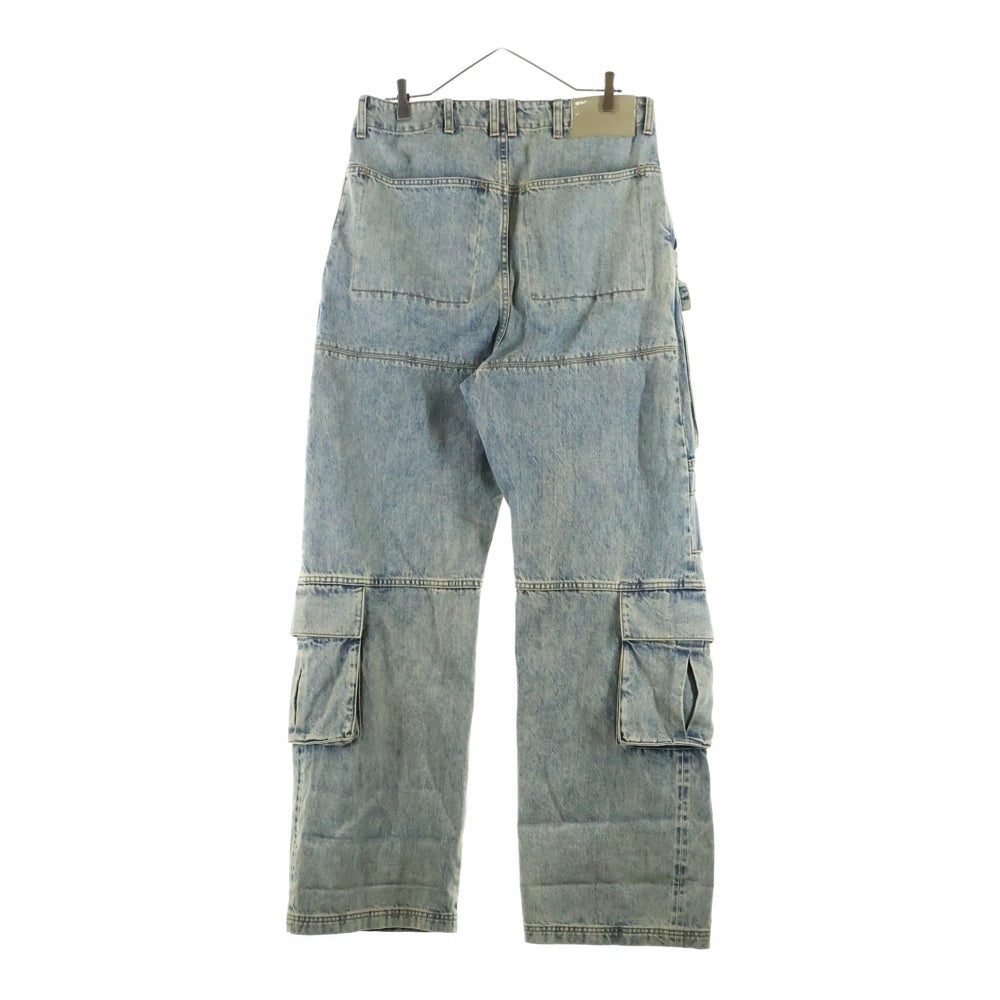 entire studios(エンタイア スタジオ) 24SS HEAVY DENIM CARGO PANTS ヘビーデニムカーゴパンツ インディゴ ES2430SW