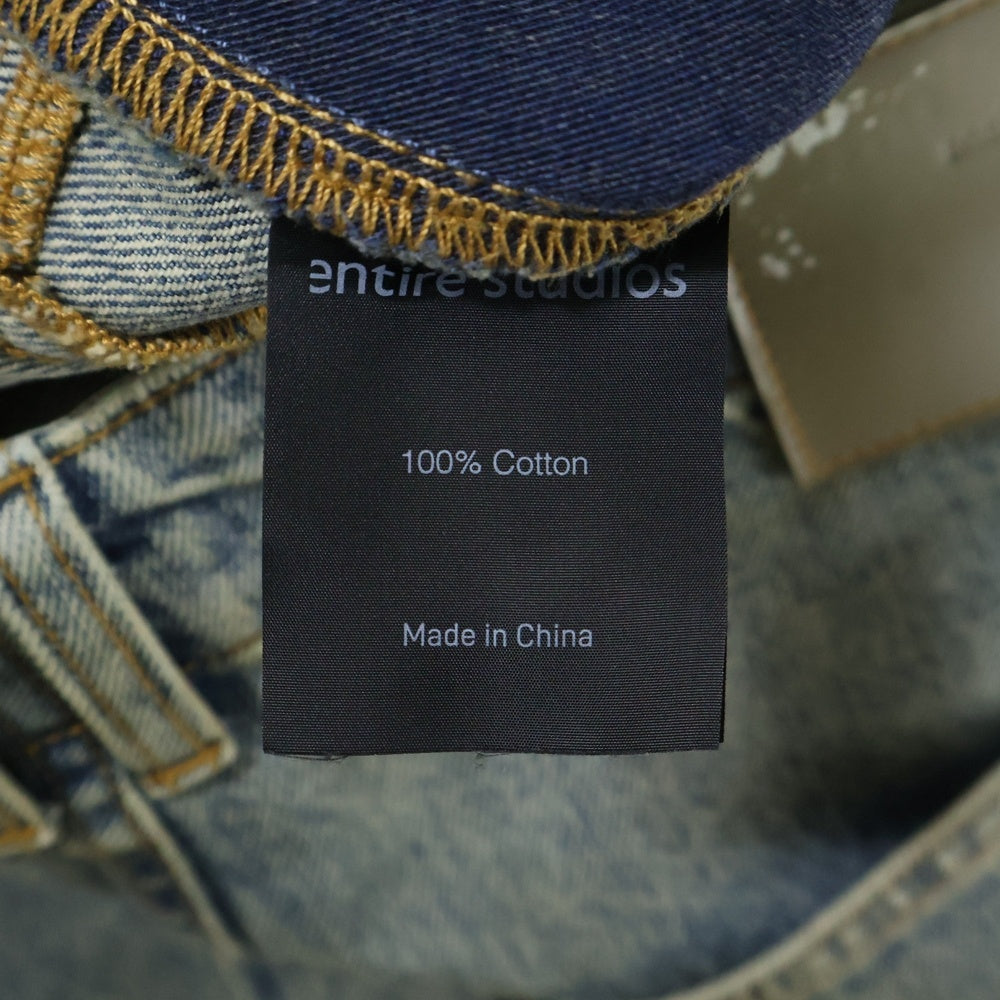 entire studios(エンタイア スタジオ) 24SS HEAVY DENIM CARGO PANTS ヘビーデニムカーゴパンツ インディゴ ES2430SW