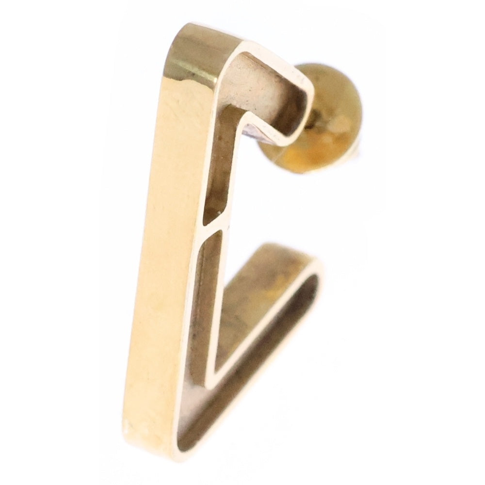 CAREERING(キャリアリング) FRAME T701 トライアングルピアス ゴールド