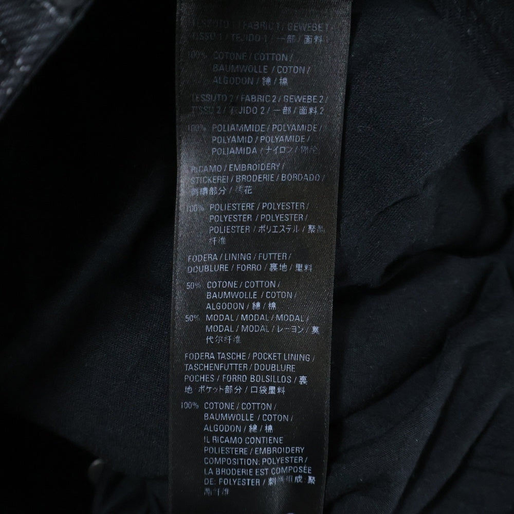 BALENCIAGA(バレンシアガ) 21AW Slashed Loose Fit Pants スラッシュド ルーズフィットデニムパンツ ブラック 662764 TBP47