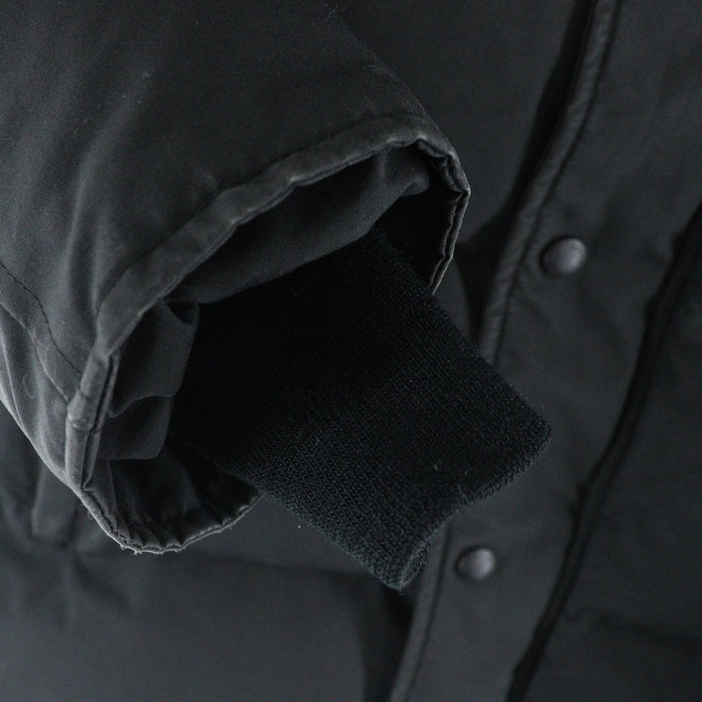 CANADA GOOSE(カナダグース) WYNDHAM PARKA ロゴワッペン ダウンジャケット ブラック 3808M