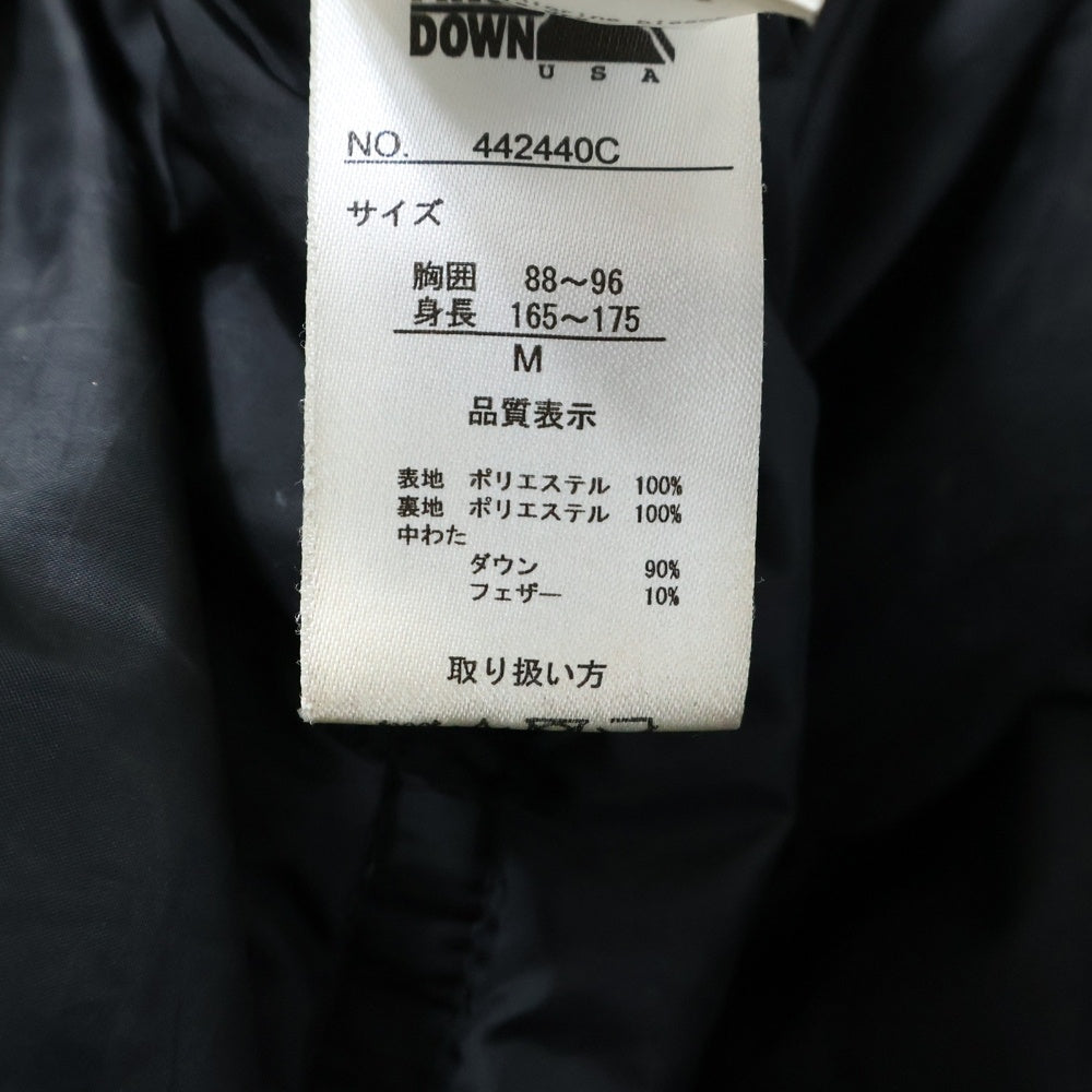 FIRST DOWN(ファーストダウン) ×LABRAT Down Jacket ラブラット ダウンジャケット ブラック 442440C