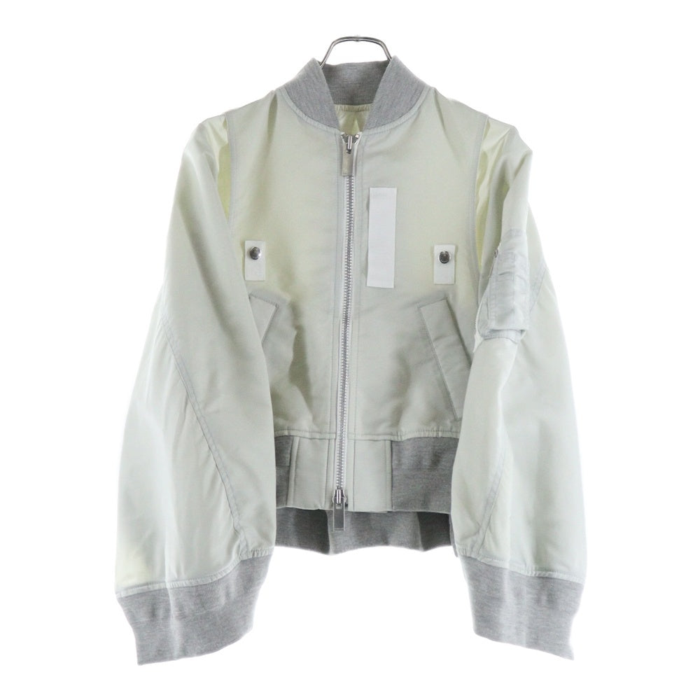 Sacai(サカイ) Nylpn Jacket ナイロンツイルミックスケープ ボンバージャケット 22-05957