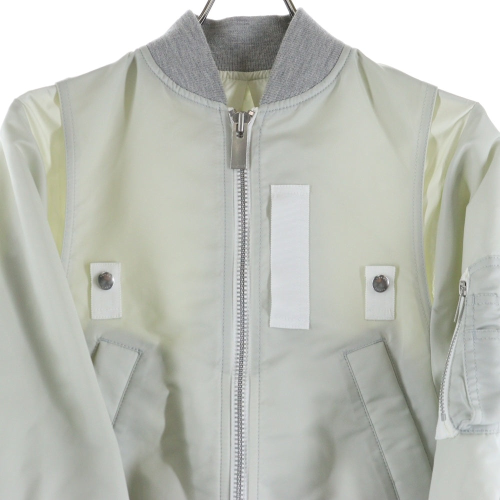 Sacai(サカイ) Nylpn Jacket ナイロンツイルミックスケープ ボンバージャケット 22-05957