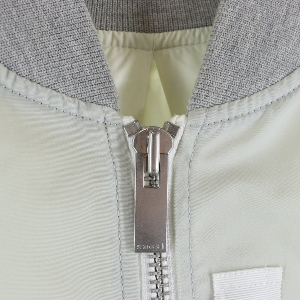 Sacai(サカイ) Nylpn Jacket ナイロンツイルミックスケープ ボンバージャケット 22-05957