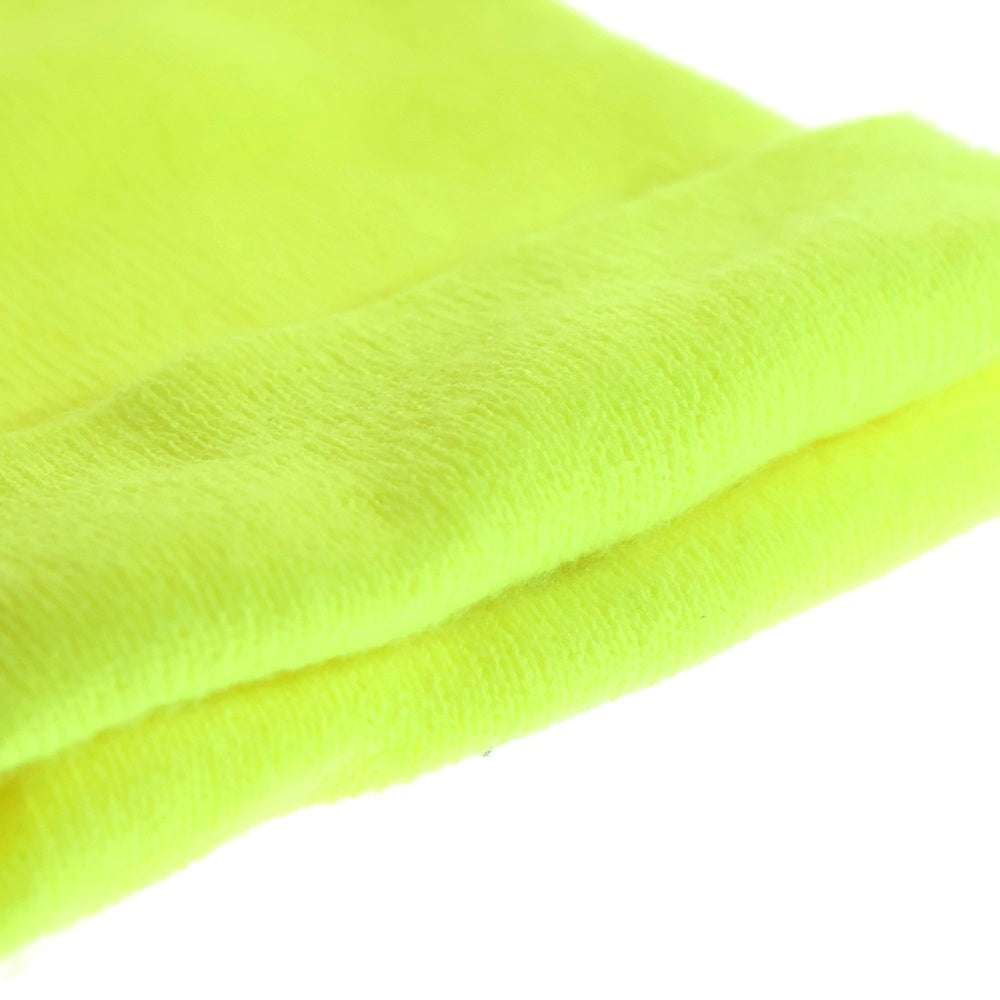 CARHARTT(カーハート) Beanie ロゴニットビーニー ニット帽 帽子 イエロー