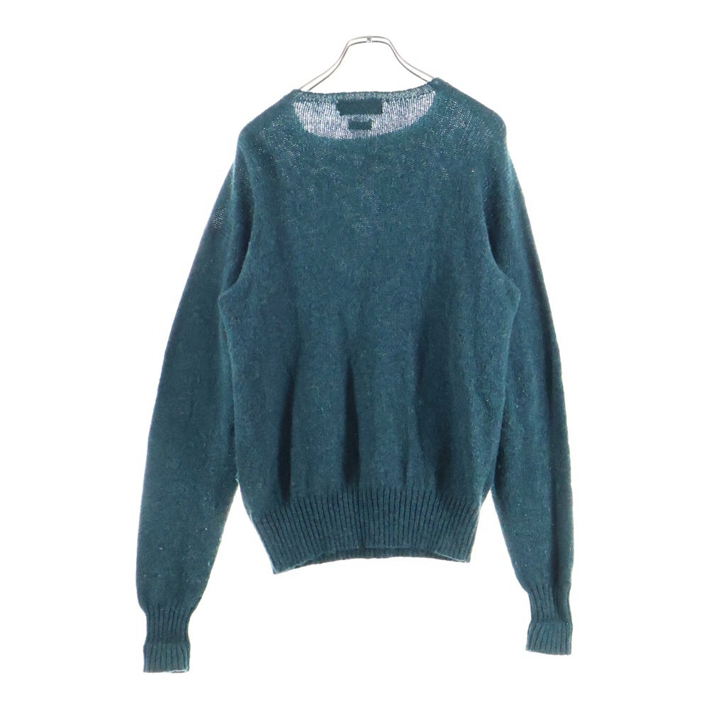 POLO RALPH LAUREN(ポロラルフローレン) Knit sweater ロゴ刺繍 クルーネック ウールニットセーター グリーン