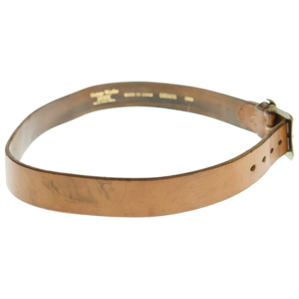 Vintage Works(ヴィンテージワークス) Leather belt 5Hole レザーベルト ブラウン DH5675