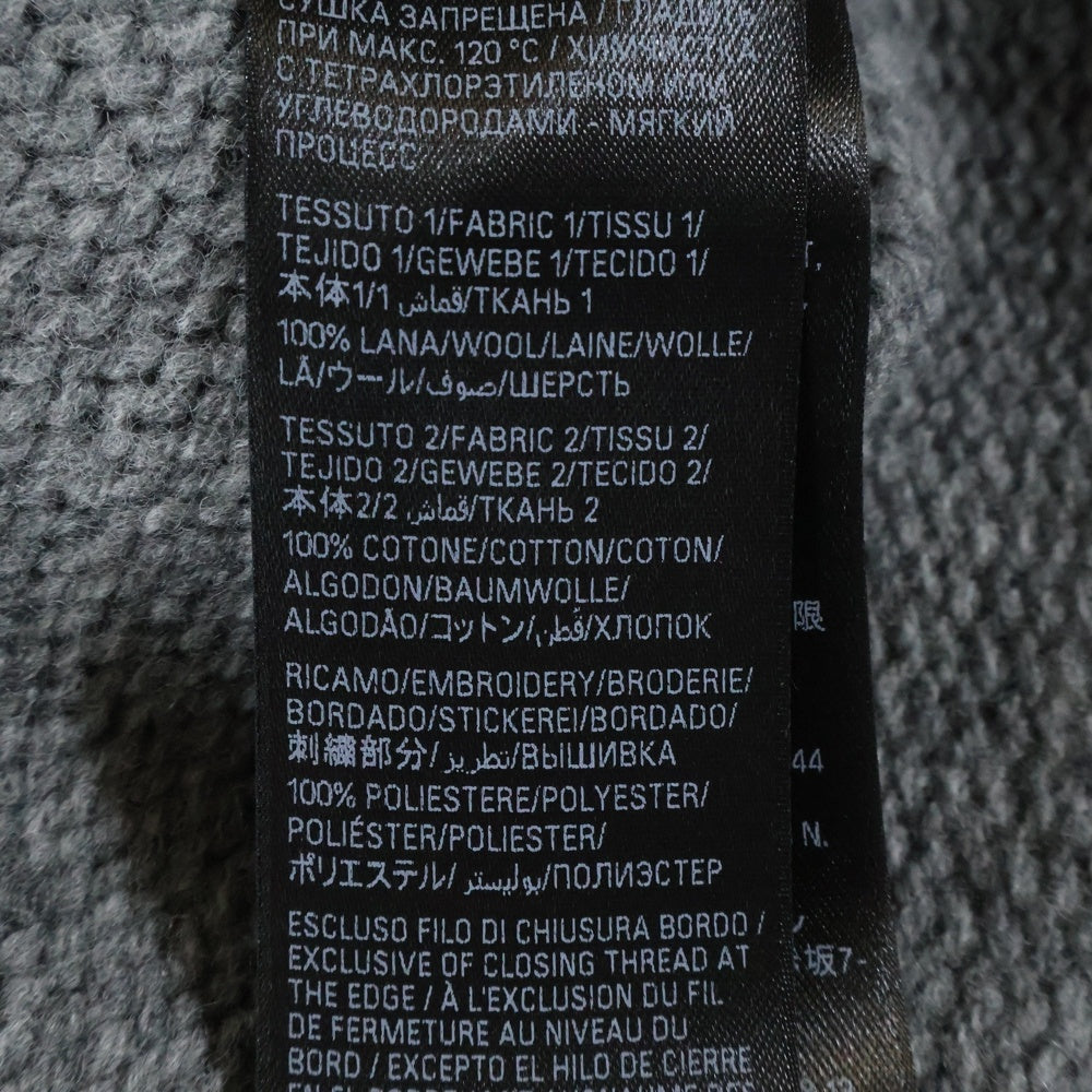 BALENCIAGA(バレンシアガ) Layered Shirt V-Neck Sweater シャツレイヤード Vネックニットセーター グレー レディース 852981 T1712