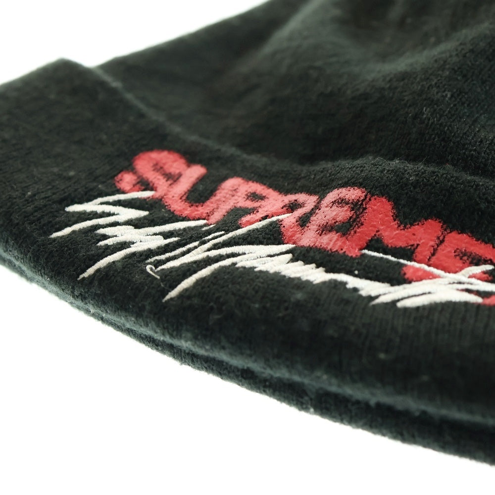 SUPREME(シュプリーム) 20AW ×Yohji Yamamoto New Era Beanie ヨウジヤマモト ニューエラ ロゴ刺繍ビーニー ニット帽 帽子 ブラック