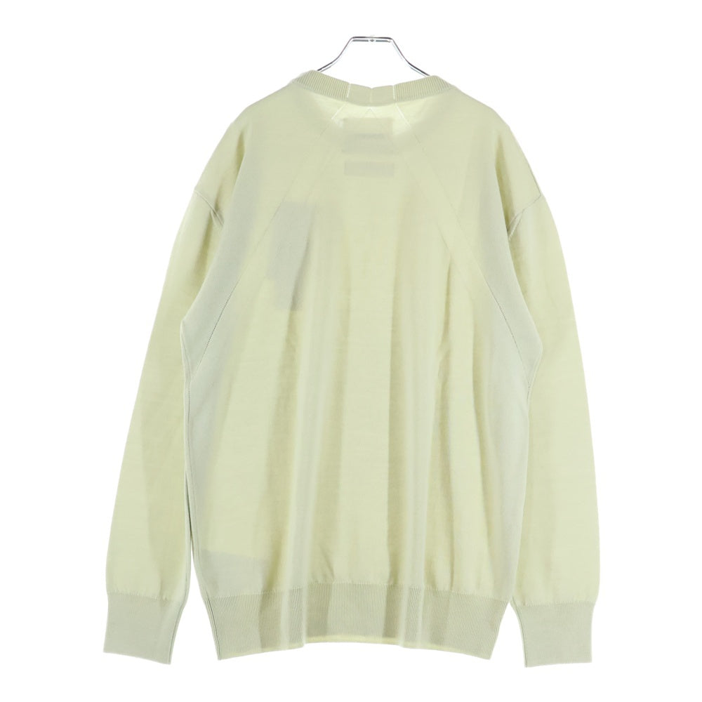 JIL SANDER(ジルサンダー) 23AW SWEATER CN LS クルーネック ウールニットセーター グリーン J23GP0003 J14532