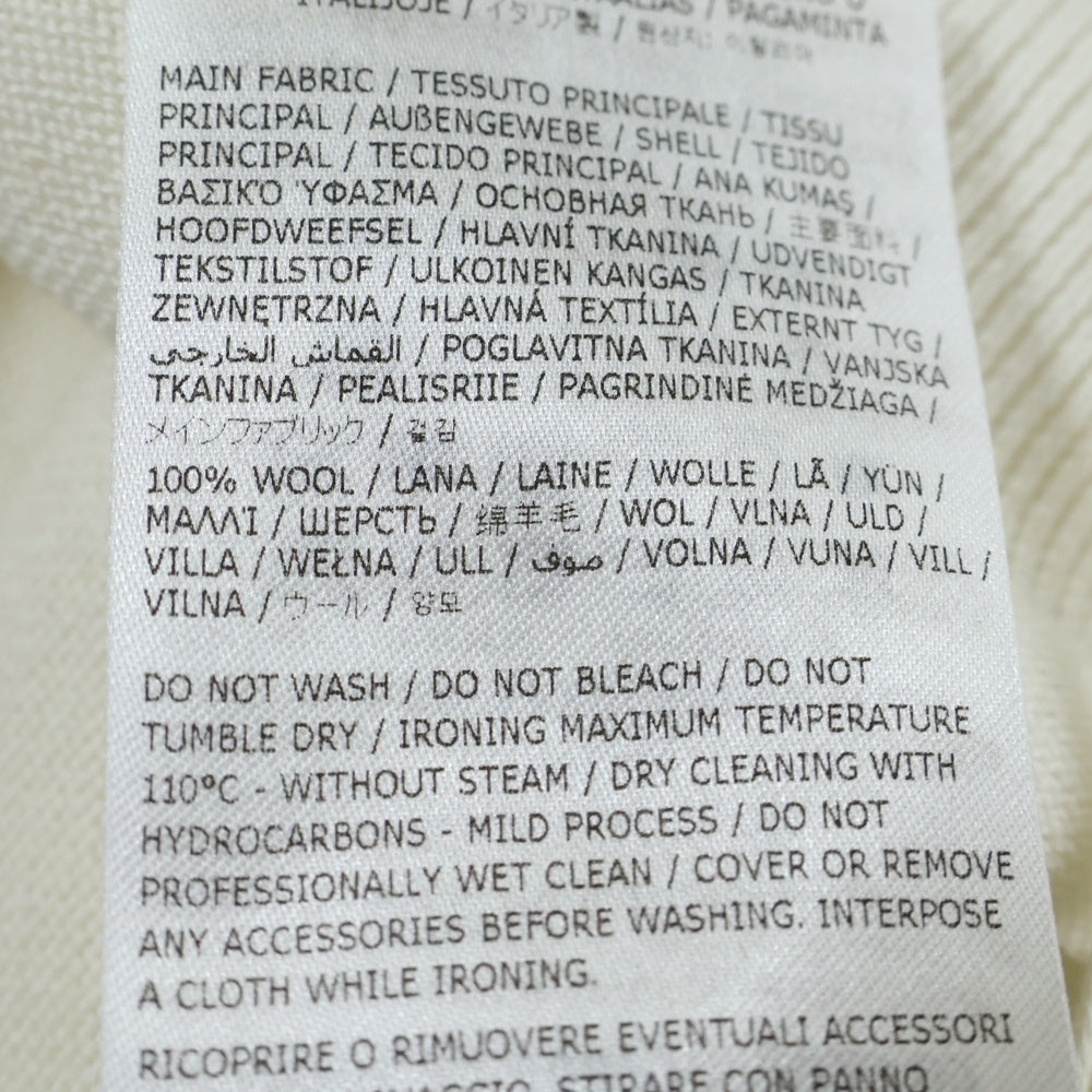 JIL SANDER(ジルサンダー) 23AW SWEATER CN LS クルーネック ウールニットセーター アイボリー J23GP0003 J14532