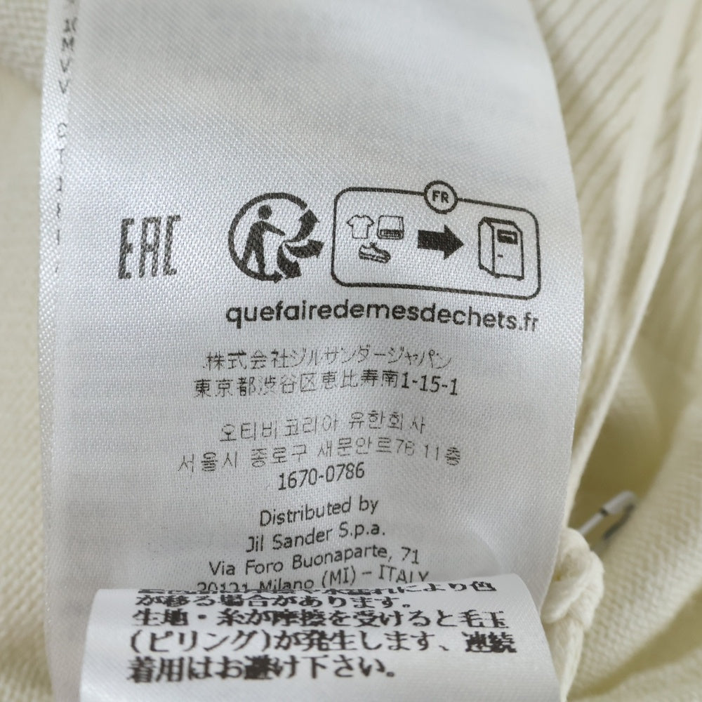 JIL SANDER(ジルサンダー) 23AW SWEATER CN LS クルーネック ウールニットセーター アイボリー J23GP0003 J14532