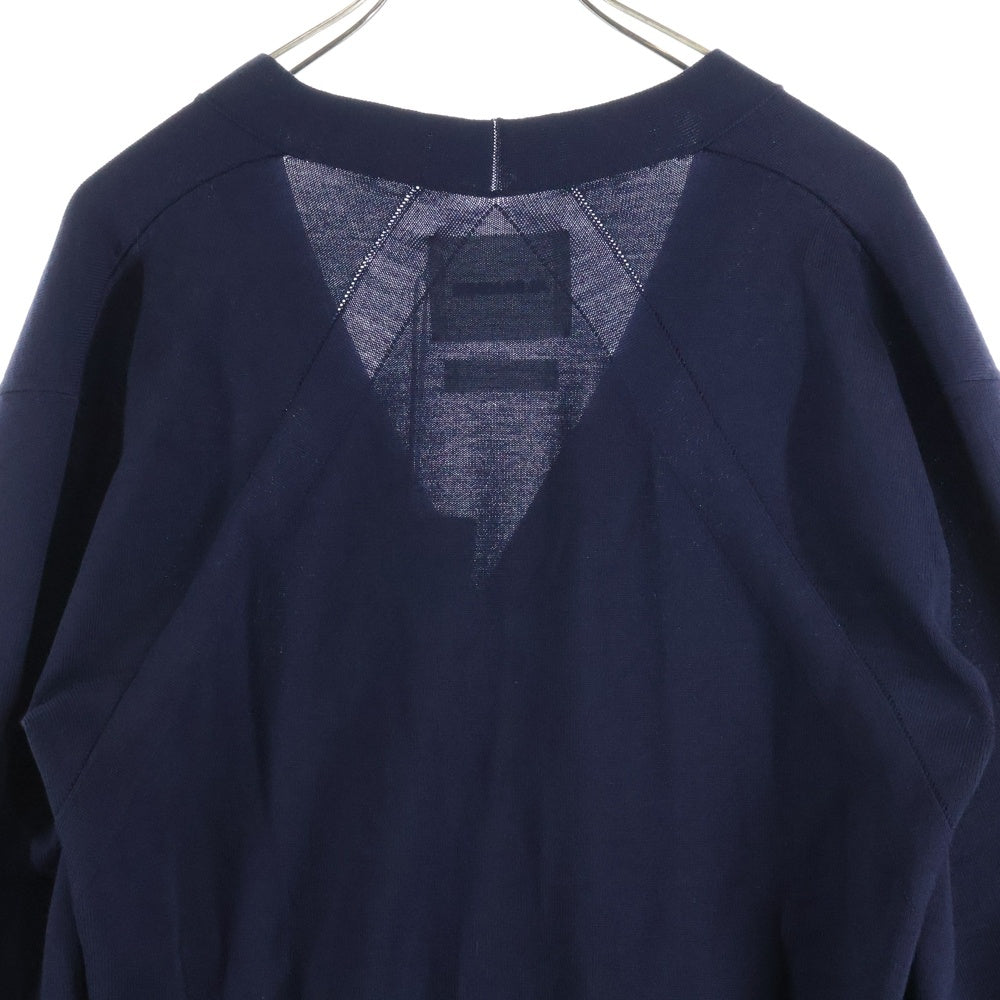 JIL SANDER(ジルサンダー) 24AW KNIT CARDIGAN ウールニットカーディガン ネイビー J23GP0003 J14532