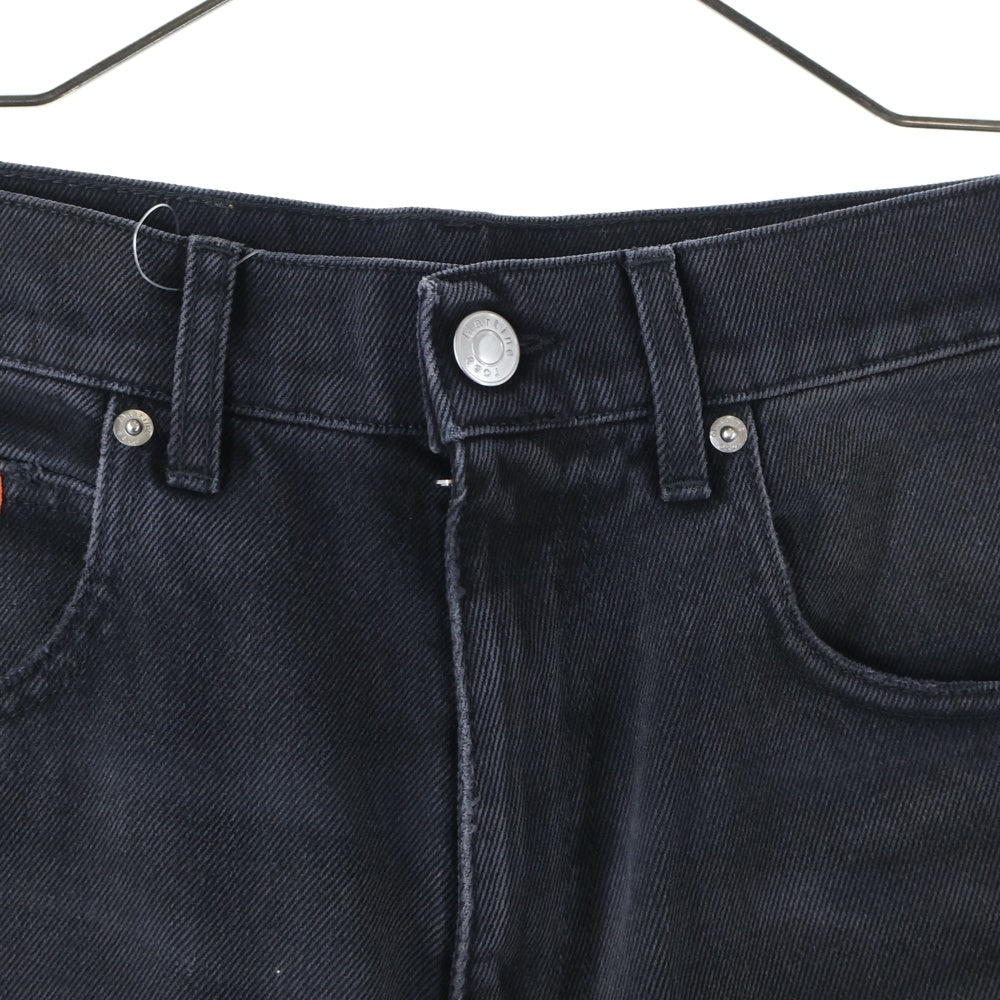 MARTINE ROSE(マーティンローズ) 23AW Wide Leg Jean ワイドデニムパンツ ジーンズ グレー MRAW23-228