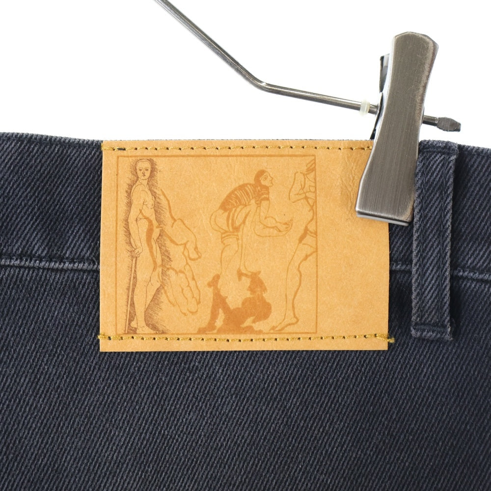 MARTINE ROSE(マーティンローズ) 23AW Wide Leg Jean ワイドデニムパンツ ジーンズ グレー MRAW23-228
