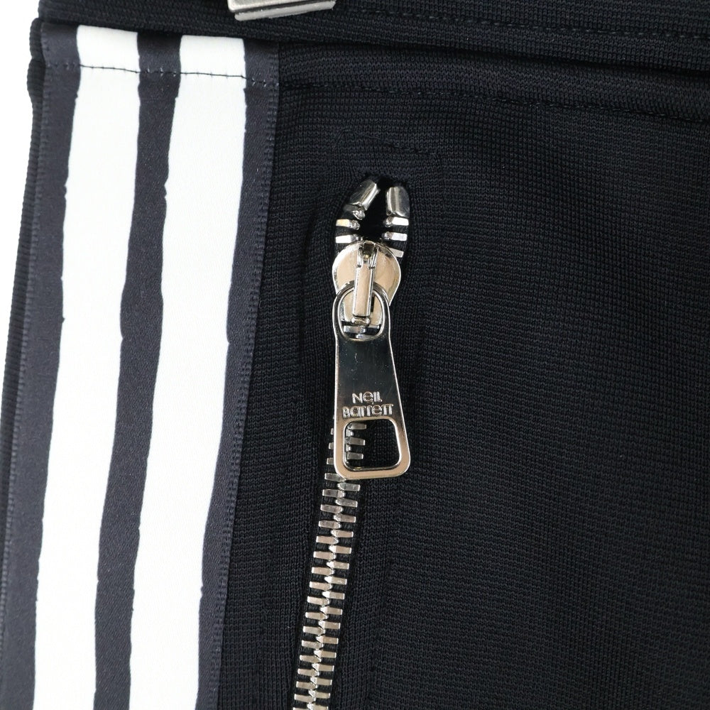Neil Barrett(ニール バレット) 20SS SLIM FIT REGULAR RISE トラックパンツ ブラック BJP199A N510
