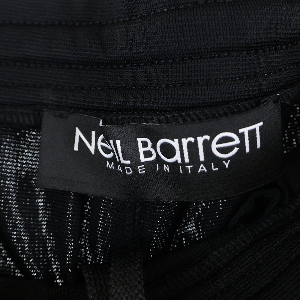 Neil Barrett(ニール バレット) 20SS SLIM FIT REGULAR RISE トラックパンツ ブラック BJP199A N510