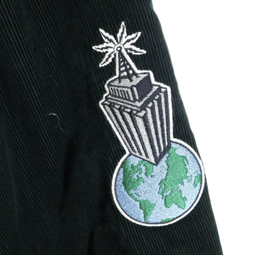 CARHARTT(カーハート) LETTERMAN JACKET コーデュロイ レターマンジャケット グリーン