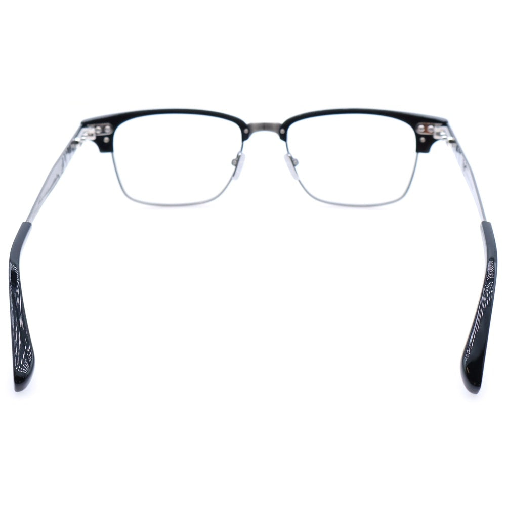 DITA(ディータ) STATESMAN-THREE ハーフリムアイウェア 眼鏡 グレー DRX-2064-A-BLK-SLV-55
