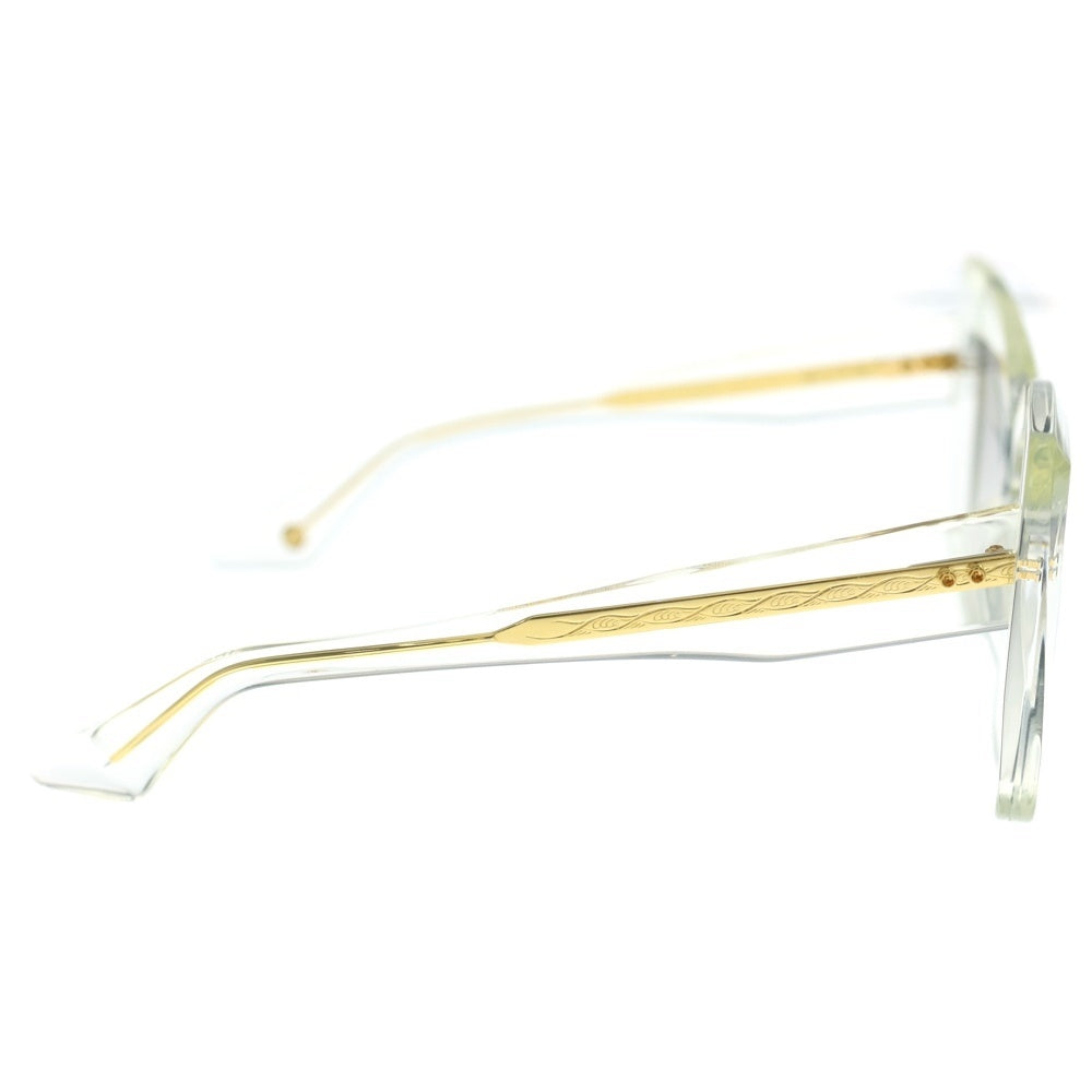 DITA(ディータ) TELEMAKER クリアフレーム アイウェア 眼鏡 ゴールド DTS704-A-03