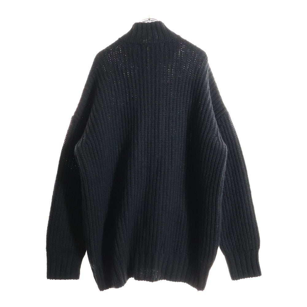 JOHN LAWRENCE SULLIVAN(ジョンローレンスサリバン) 22AW Fireman Knit Cardigan ファイヤーマン ニットカーディガン ブラック 4B002-0522-38