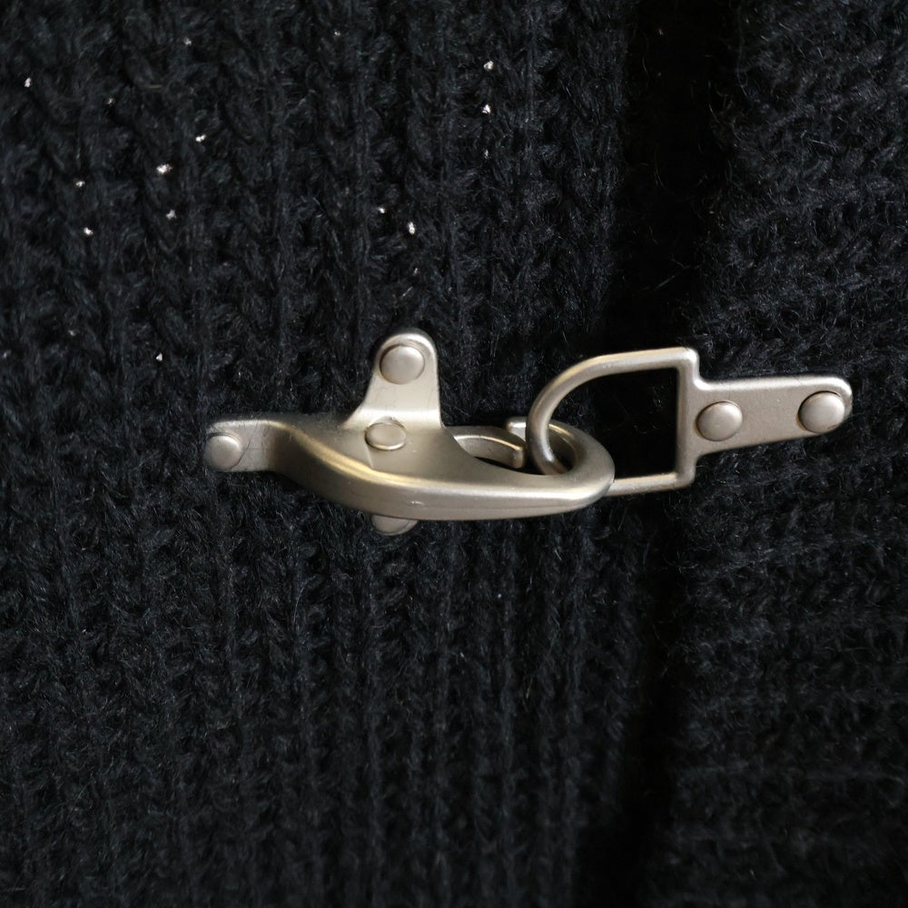 JOHN LAWRENCE SULLIVAN(ジョンローレンスサリバン) 22AW Fireman Knit Cardigan ファイヤーマン ニットカーディガン ブラック 4B002-0522-38