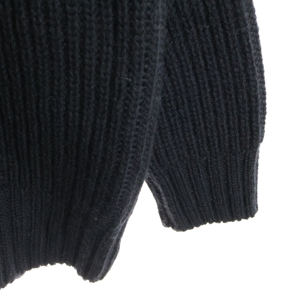 JOHN LAWRENCE SULLIVAN(ジョンローレンスサリバン) 22AW Fireman Knit Cardigan ファイヤーマン ニットカーディガン ブラック 4B002-0522-38