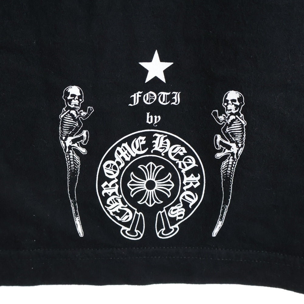 CHROME HEARTS(クロムハーツ) FOTI フォティ クルーネック 半袖Tシャツ ブラック