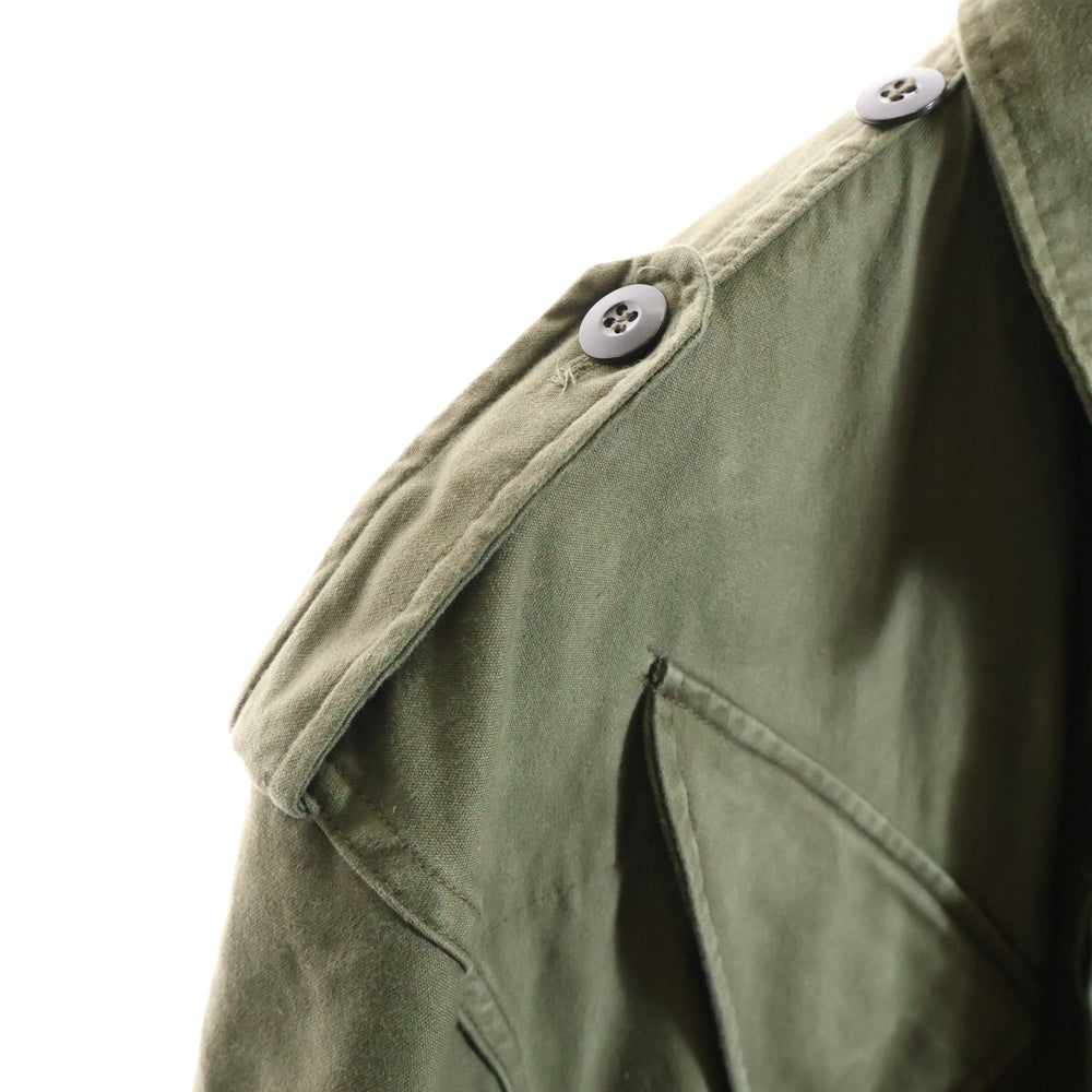 maharishi(マハリシ) ロゴプリント ミリタリージャケット ブルゾン カーキ