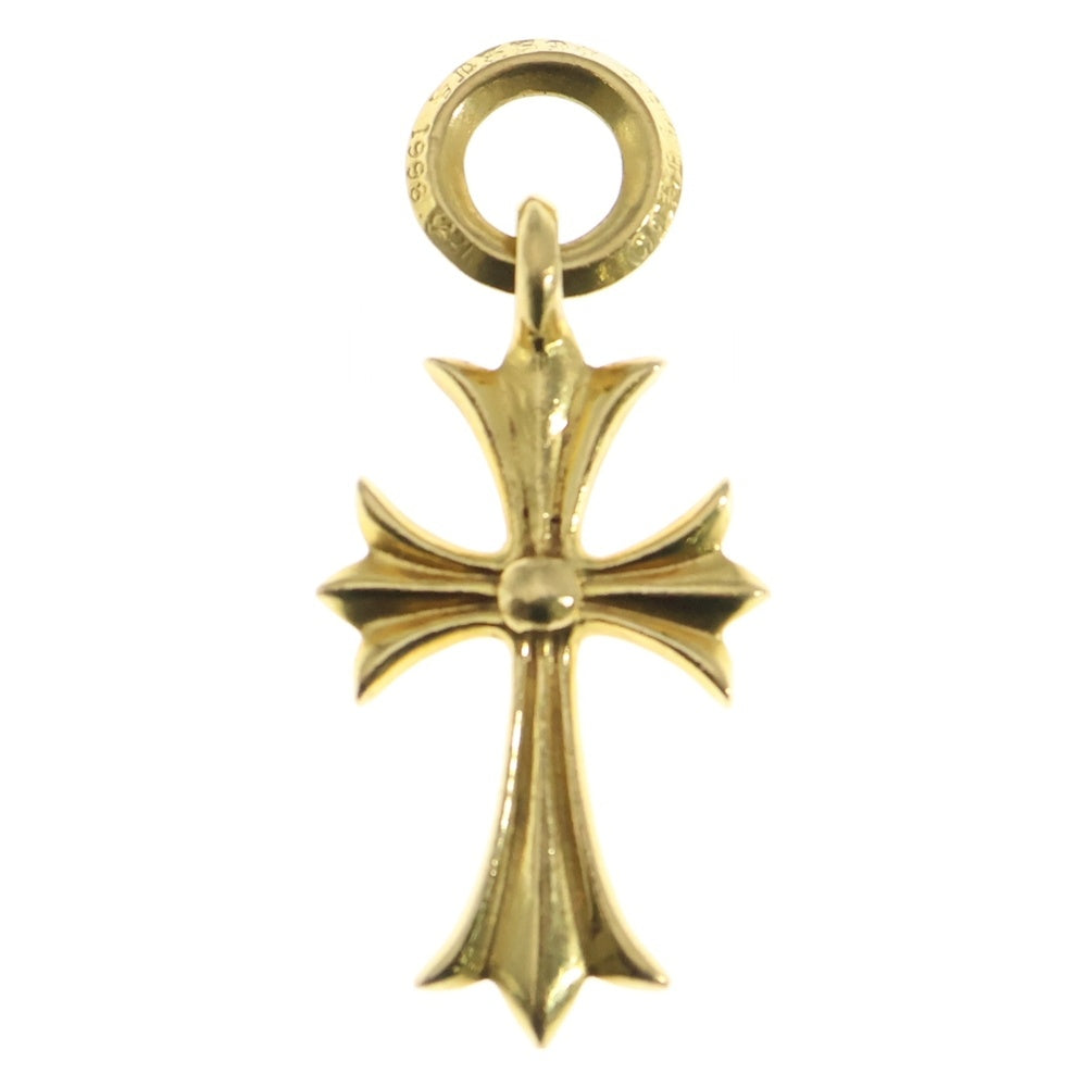 CHROME HEARTS(クロムハーツ) 22K TINY CH CROSS タイニーCHクロス ペンダントトップ ゴールド BCA051