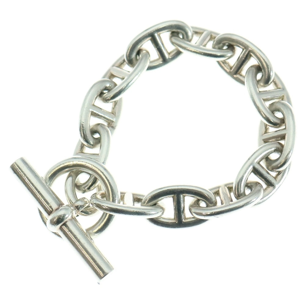 HERMES(エルメス) Chaine d'Ancre TGM シェーヌダンクル 12コマ チェーンブレスレット シルバー