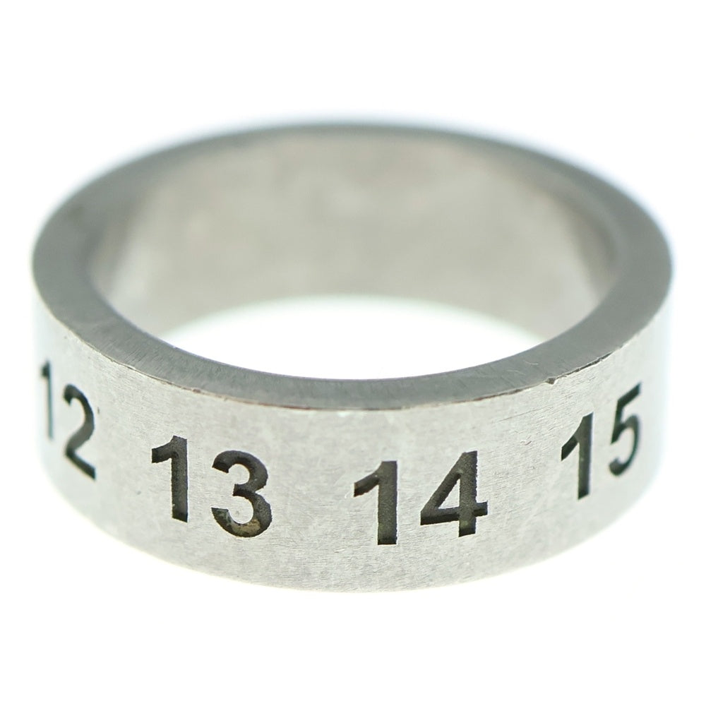 Maison Margiela 11(メゾンマルジェラ11) Ring カレンダーナンバーリング シルバー