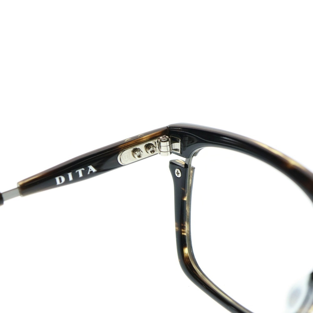 DITA(ディータ) AVEC スクエアフレーム アイウェア 眼鏡 ブラウン DTX112-52-03AF