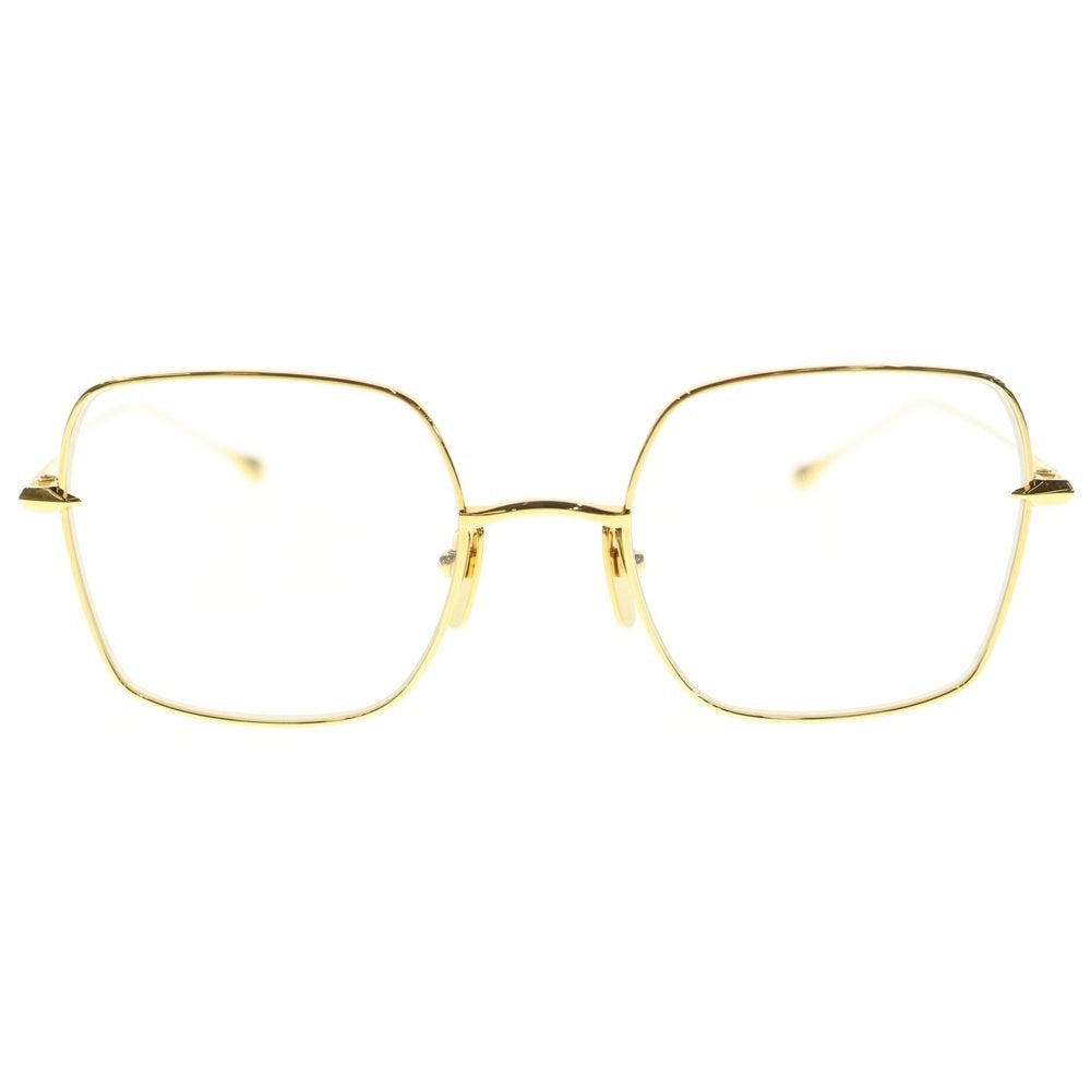 DITA(ディータ) CEREBAL スクエアフレーム アイウェア 眼鏡 ゴールド DTX523-50-04