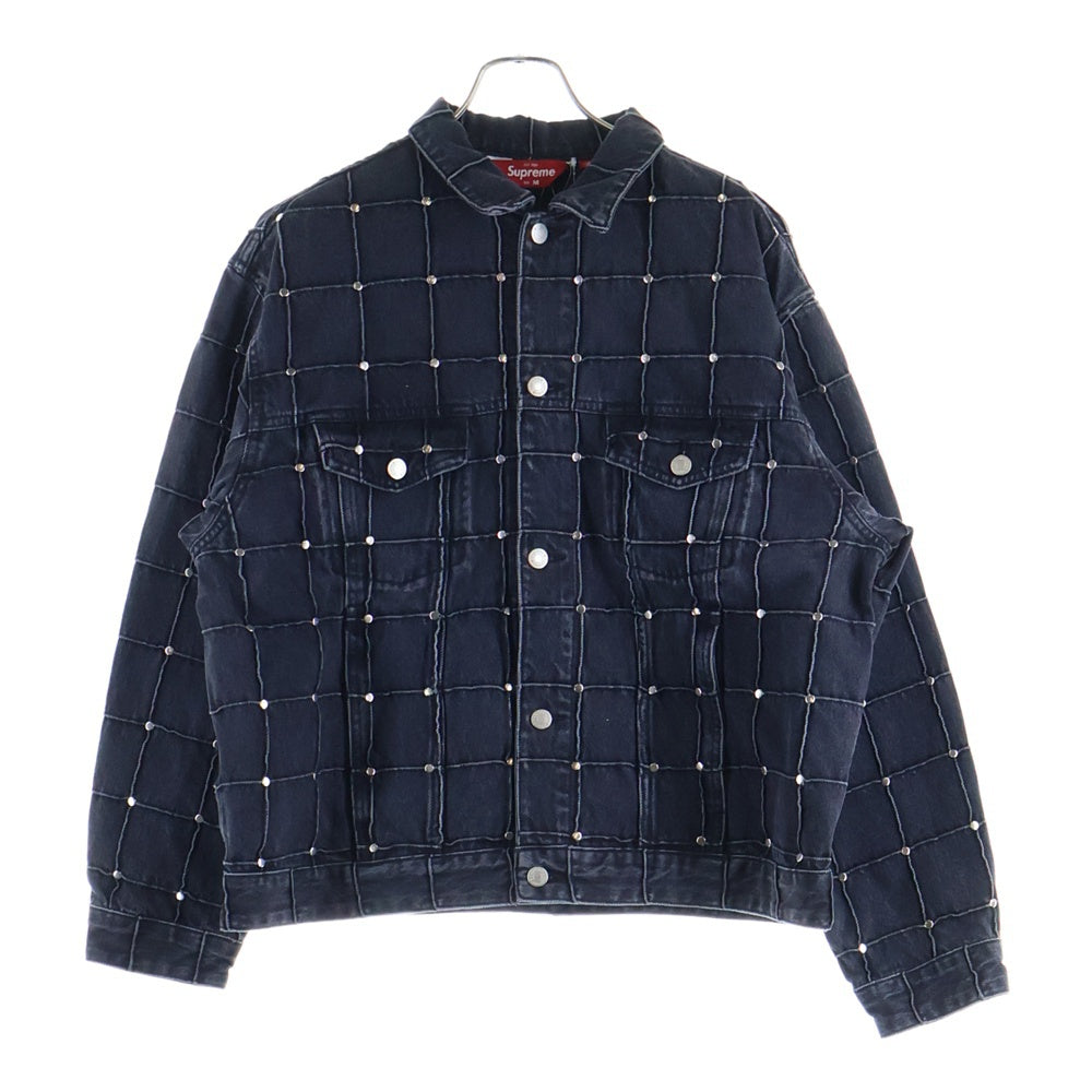 SUPREME(シュプリーム) 25SS Studded Seam Denim Trucker Jacket スタッズシーム デニムトラッカージャケット Gジャン グレー