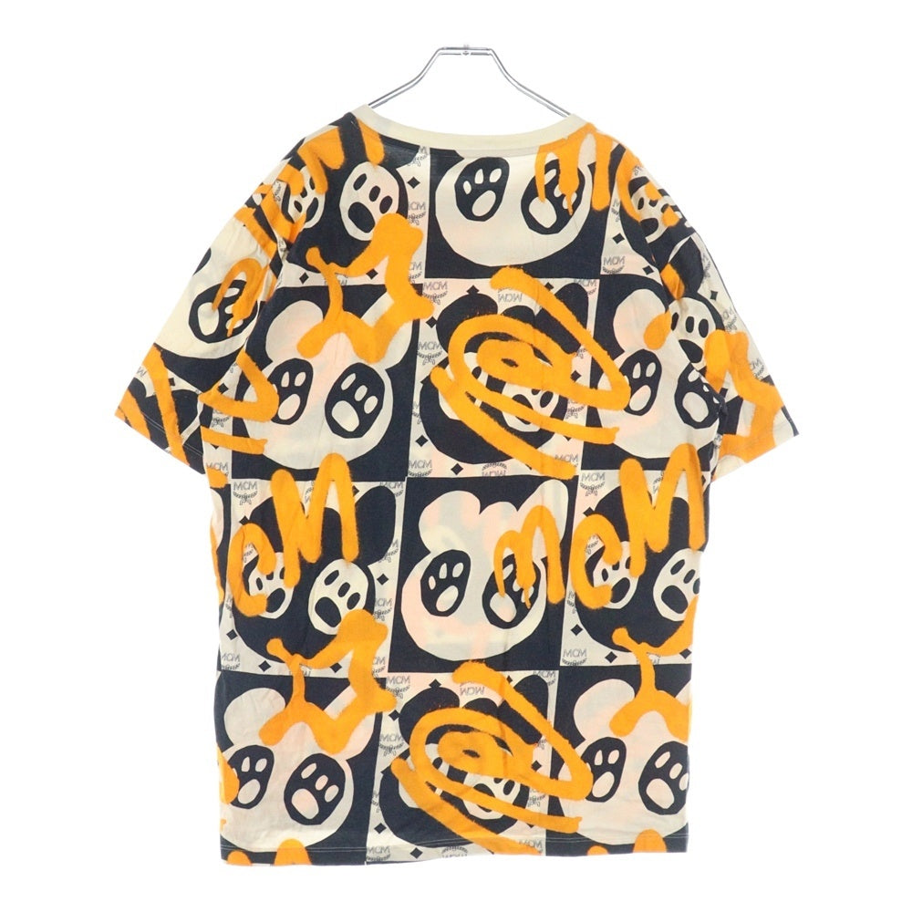 MCM(エム シー エム) S/S T-SHIRT 総柄半袖Tシャツ マルチ MHTAAMM01I300L