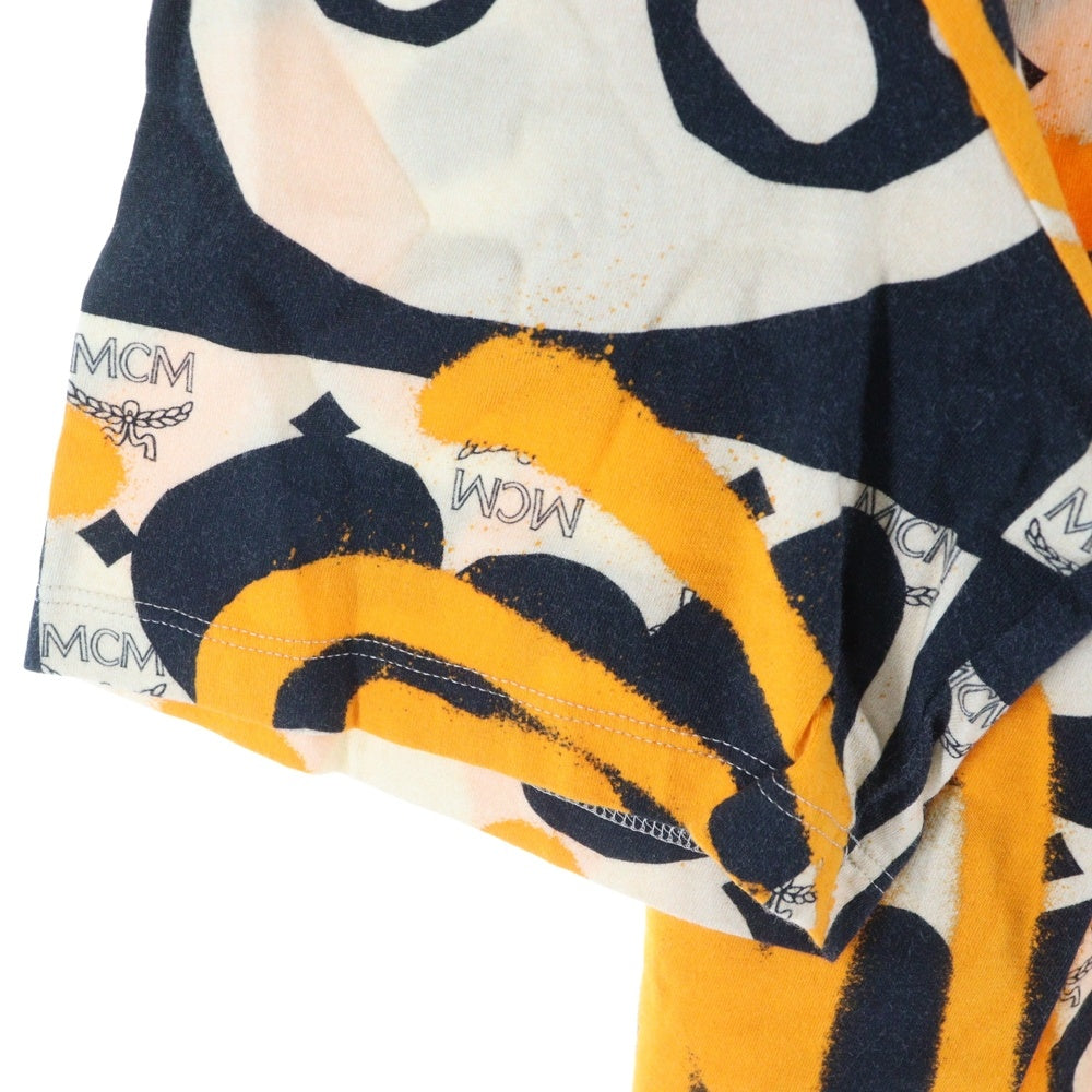 MCM(エム シー エム) S/S T-SHIRT 総柄半袖Tシャツ マルチ MHTAAMM01I300L