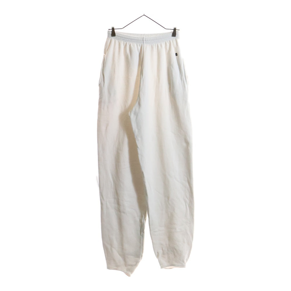 BALENCIAGA(バレンシアガ) Sweatpants Bロゴ刺繍 スウェットパンツ ホワイト 542677 TCV32