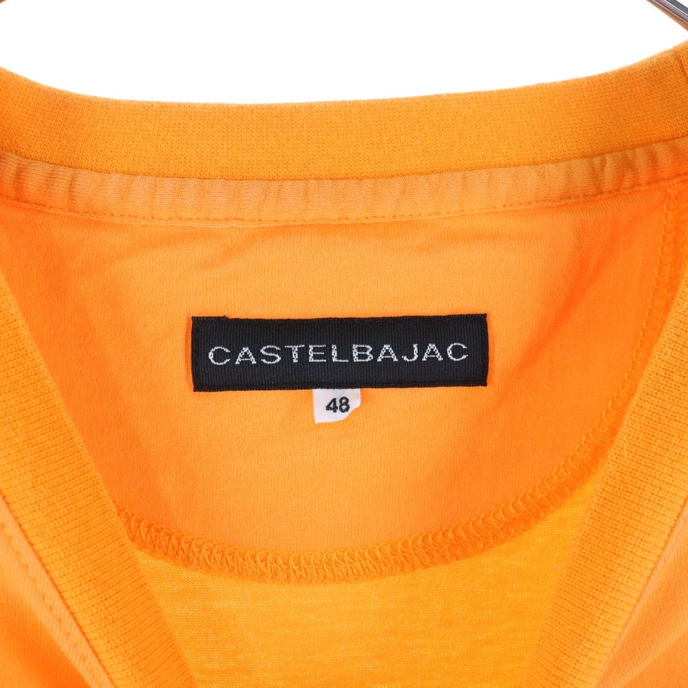 CASTELBAJAC(カステルバジャック) Bear T-Shirt ベアプリント 半袖Tシャツ オレンジ 7213172120