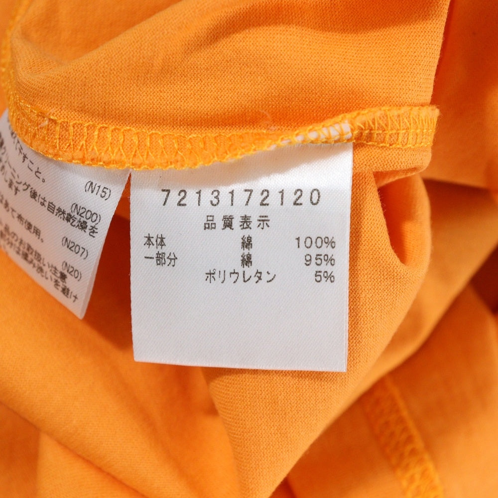 CASTELBAJAC(カステルバジャック) Bear T-Shirt ベアプリント 半袖Tシャツ オレンジ 7213172120