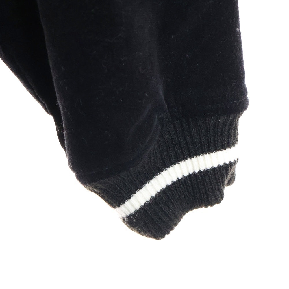 X-LARGE(エクストララージ) REVERSIBLE FLAG GAL SOUVENIR JACKET リバーシブル ベロアスーベニアジャケット スカジャン ブラック/グリーン 101221021005