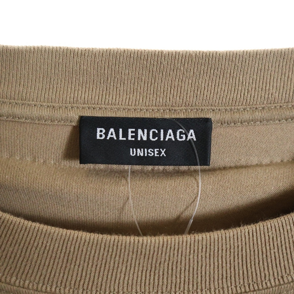 BALENCIAGA(バレンシアガ) 21AW Layered Sweater Tシャツレイヤード ニットセーター ベージュ 678555 T3218